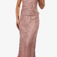 Soulmates Silk Beaded Handmade Jacket Top and Skirt Set