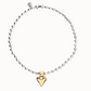 UNO de 50 Bead necklace with heart detail
