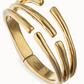 UNO de 50 Bangle bracelet with multiple intertwined organic shapes
