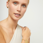 UNO de 50 Semi-rigid bracelet with heart detail