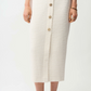Joseph Ribkoff Bouclé Pencil Skirt With Gold Buttons