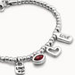 UNO de 50 Beaded bracelet with charms
