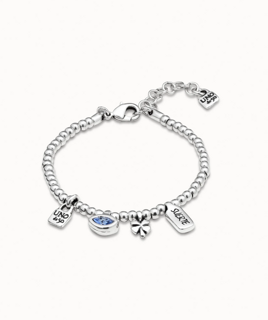 UNO de 50 Beaded bracelet with charms