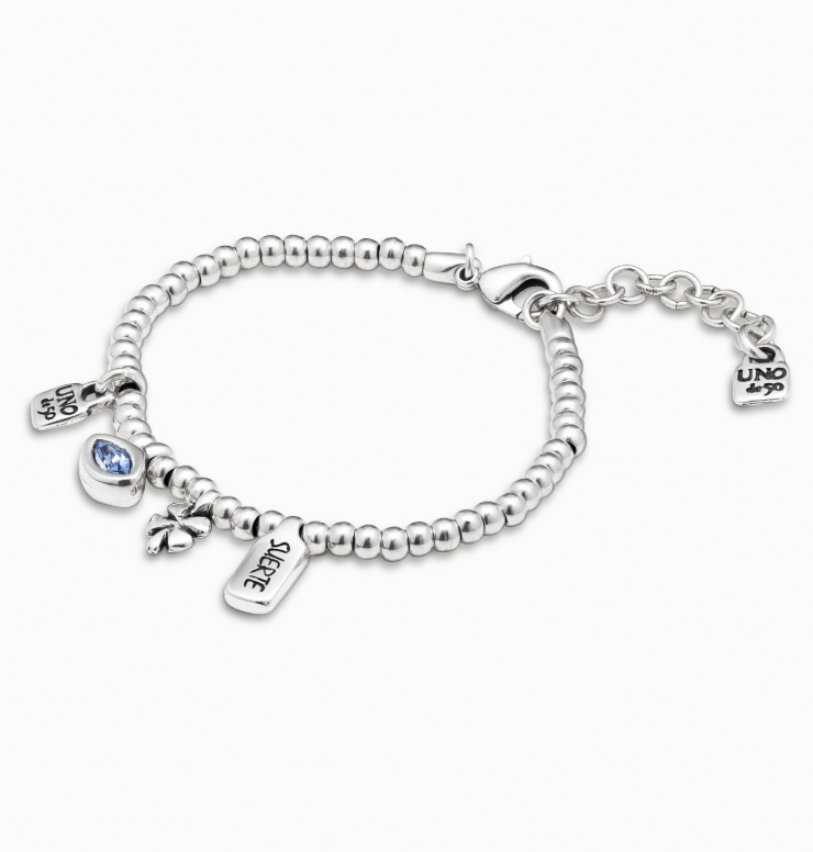 UNO de 50 Beaded bracelet with charms
