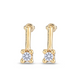 UNO de 50 Drop earrings with blue cubic zirconia