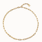 UNO de 50 Short link chain charm necklace
