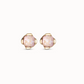 UNO de 50 Stud earrings with pink crystal