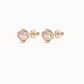 UNO de 50 Stud earrings with pink crystal