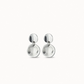 UNO de 50 Circle drop earrings