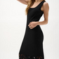 Joseph Ribkoff Cut-out Sheath Midi Dress