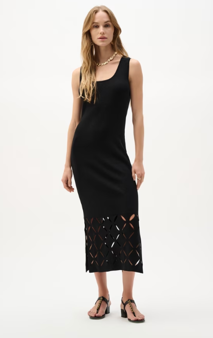 Joseph Ribkoff Cut-out Sheath Midi Dress