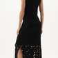 Joseph Ribkoff Cut-out Sheath Midi Dress