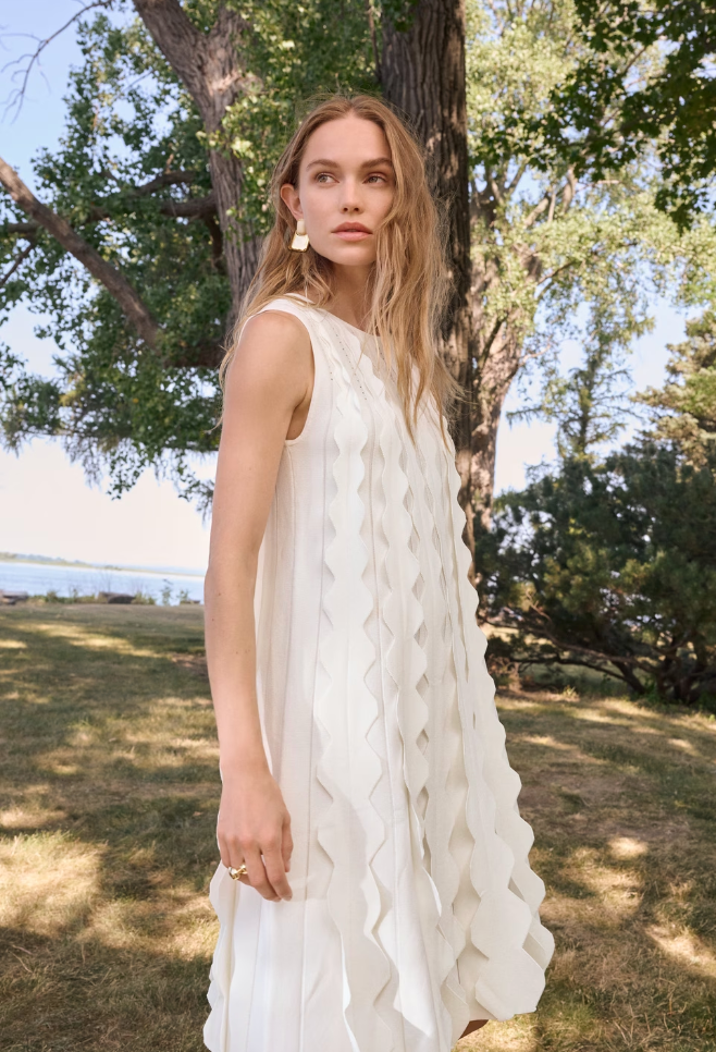 Joseph Ribkoff Sleeveless A-line Dress