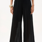 Joseph Ribkoff Jacquard Knit Chevron Stitch Culotte Pants