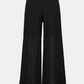 Joseph Ribkoff Jacquard Knit Chevron Stitch Culotte Pants