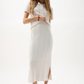 Joseph Ribkoff High-waist Ribbed Midi Skirt