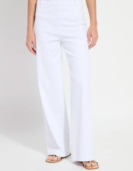 LYSEE ERIN HI WAIST LONG EMBROIDERED DENIM PANT (32" INSEAM)