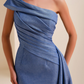 MON CHERI Montage Sculpted One Shoulder Mermaid Gown