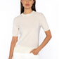 KINROSS Sequin Cap Sleeve Crew