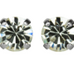 Mariana Post Earrings with Rhodium Plating