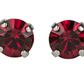 Mariana Post Earrings with Rhodium Plating
