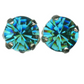 Mariana Post Earrings with Rhodium Plating