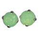 Mariana Post Earrings with Rhodium Plating