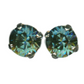 Mariana Post Earrings with Rhodium Plating