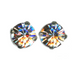 Mariana Post Earrings with Rhodium Plating