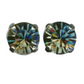 Mariana Post Earrings with Rhodium Plating