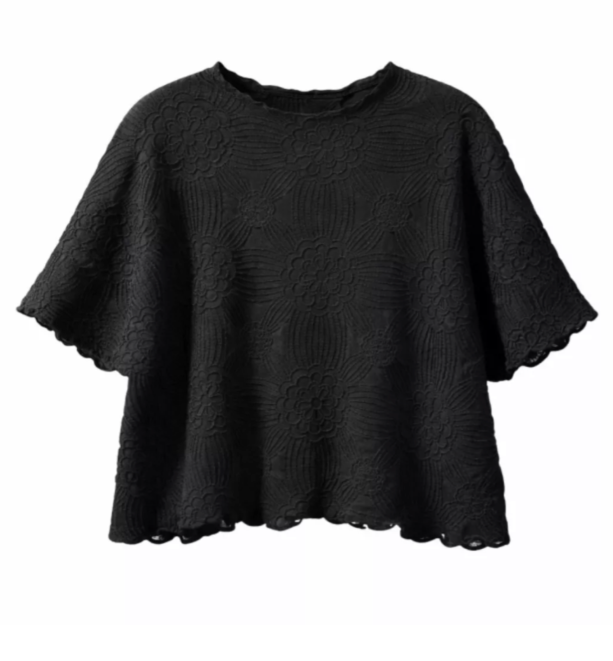 Leo & Ugo All Over Floral Detail Top