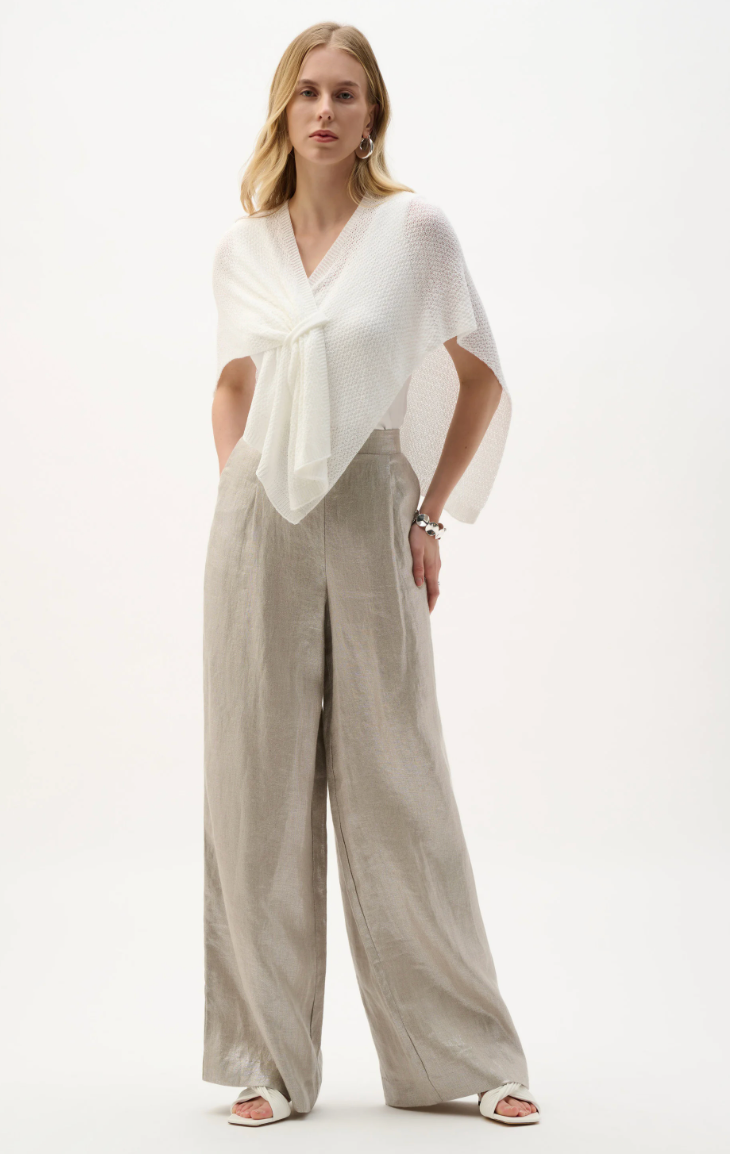 Jospeh Ribkoff Soft Knit Draped Pull-Through Cover-Up