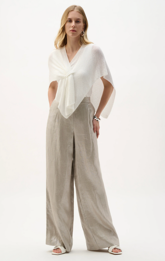 Jospeh Ribkoff Soft Knit Draped Pull-Through Cover-Up