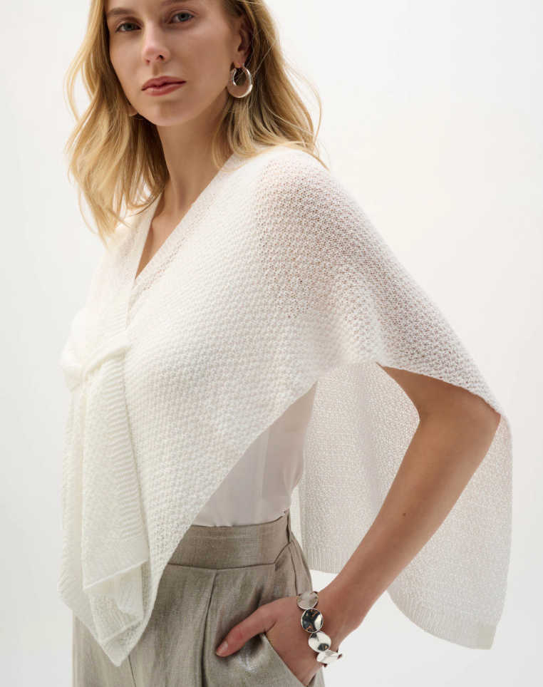 Jospeh Ribkoff Soft Knit Draped Pull-Through Cover-Up