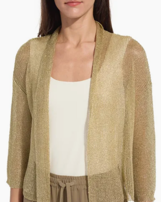 LYSSE Oriana Metallic Shrug