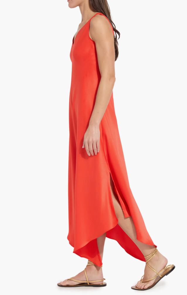 LYSSE Sakura Bias Handkerchief Dress
