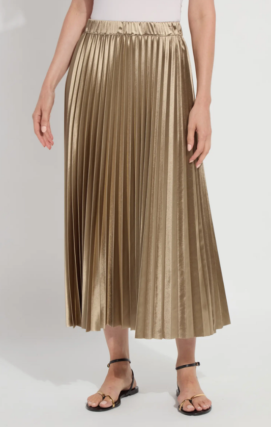 LYSSE Nina Pleated Midi Skirt
