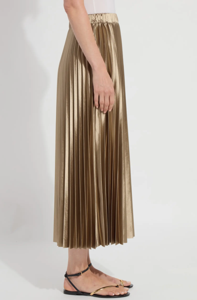 LYSSE Nina Pleated Midi Skirt