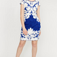 Frank Lyman Embroidered Floral Bodycon Dress