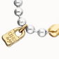UNO DE 50 Bead bracelet with padlock and clasp