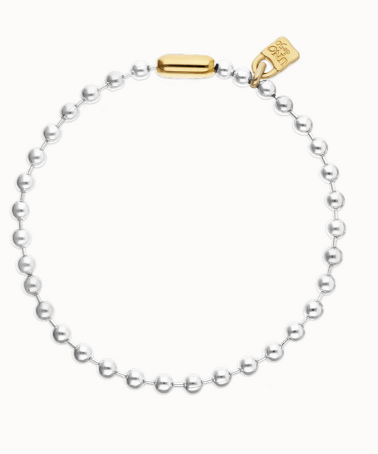 UNO DE 50 Snowflake Bead necklace with contrasting accents