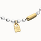 UNO DE 50 Snowflake Bead necklace with contrasting accents
