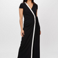 Frank Lyman Belted V-neck Jumpsuit