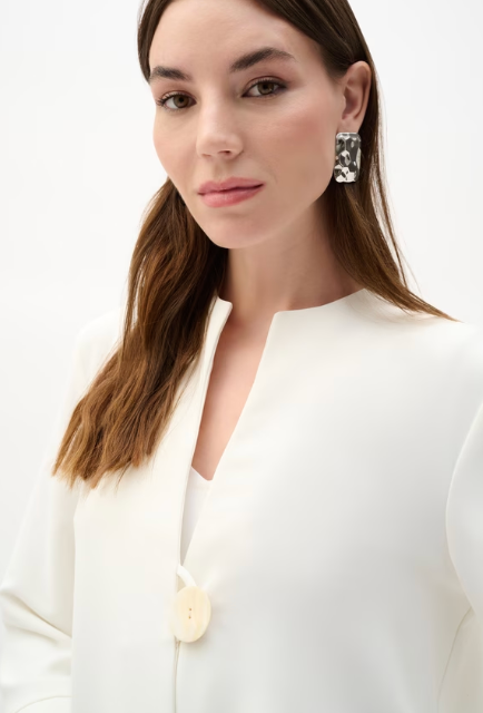 Joseph Ribkoff Swing Jacket With Statement Button Style