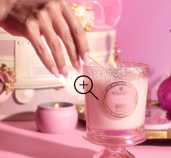 Voluspa Perfectly Pink Yuzu Boxed Candle