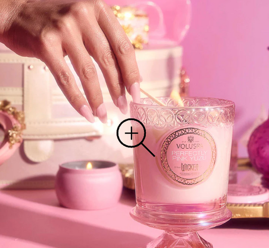 Voluspa Perfectly Pink Yuzu Boxed Candle