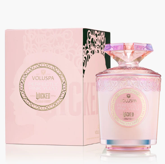 Voluspa Perfectly Pink Yuzu Boxed Candle