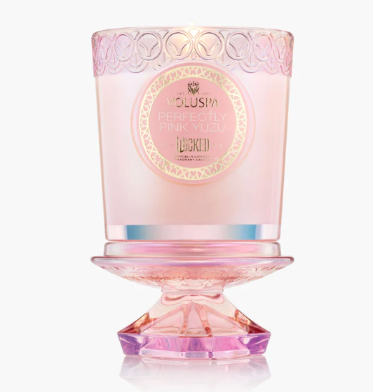 Voluspa Perfectly Pink Yuzu Boxed Candle