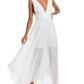 Alice + Olivia OFF WHITE Adrianna Pleated Maxi Dress