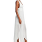 Alice + Olivia OFF WHITE Adrianna Pleated Maxi Dress
